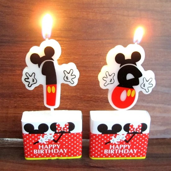 Mickey Candle 1 pcs 